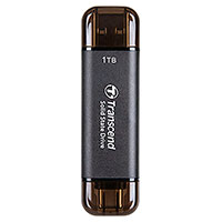 Transcend Brbar SSD Ngle 256GB (USB-C/USB-A) Sort