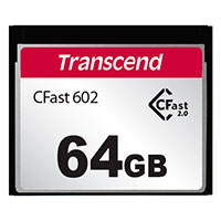 Transcend CFX602 CFast 2.0 Kort 64GB (500MB/s)