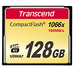 Transcend CompactFlash Kort 128GB (1000x)