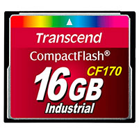 Transcend CompactFlash Kort 16GB (170x)