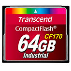 Transcend CompactFlash Kort 64GB (170x)