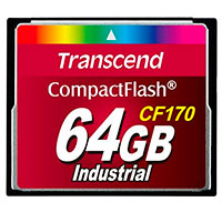 Transcend CompactFlash Kort 64GB (170x)