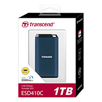 Transcend ESD410C Ekstern SSD Harddisk (USB-C) 1TB