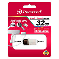 Transcend JetFlash 890S USB-C Ngle 32GB OTG (USB-C/USB 3.1)