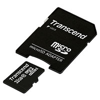 Transcend Micro SDHC Kort m/Adapter 32GB (UHS-I)