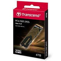 Transcend MTE245S SSD Harddisk 4TB - M.2 PCIe 4x4 (NVMe)