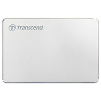 Transcend StoreJet 25C3 Ekstern HDD Hardisk 1TB (USB-C) 2,5tm - Slv
