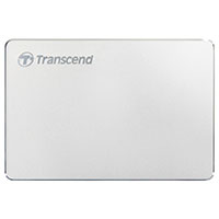 Transcend StoreJet 25C3 Ekstern HDD Hardisk 2TB (USB-C) 2,5tm - Slv