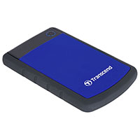 Transcend StoreJet 25H3 Ekstern HDD Hardisk 1TB (USB-C) 2,5tm - Bl