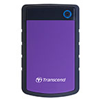 Transcend StoreJet 25H3 Ekstern HDD Hardisk 1TB (USB-C) 2,5tm - Lilla