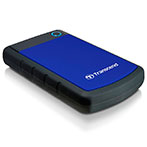Transcend StoreJet 25H3 Ekstern HDD Hardisk 2TB (USB-C) 2,5tm - Blå
