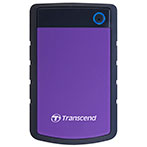Transcend StoreJet 25H3 Ekstern HDD Hardisk 2TB (USB-C) 2,5tm - Lilla