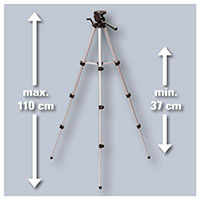 Trefod til krydslinjelaser H110cm (m/ 1/4tm gevind) Einhell