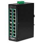 TRENDnet TI-PG160 Netværk Switch 16 port - 10/100/1000 (PoE+)