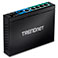 TRENDnet TPE TG611 Netvrk Switch 6 port - 10/100/1000 (PoE+)
