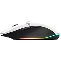 Trust GXT 110 Felox Illuminated Trdls Gaming Mus m/LED (4800DPI) Hvid