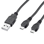 Trust GXT 222 DUO Charge Cable PS4 - 3,5m (USB-A/2xMicroUSB)