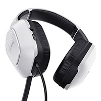 Trust GXT 415PS Zirox Gaming Headset t/PS5 - 1,5m (3,5mm) Hvid