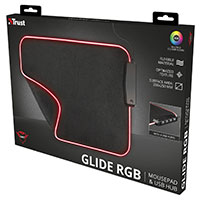 Trust GXT 765 Glide-Flex RGB Musemtte m/USB Hub (4xUSB-A)