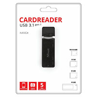 Trust Nanga USB 3.1 Kortlser (microSD/SD/MS)