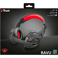 Trust Ravu Gaming Headset (3,5mm) Rød - GXT 307