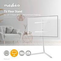 TV stander 49-70tm (40kg) Hvid - Nedis