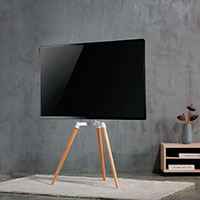 TV stander 50-65tm (35kg) Hvid/Bøg - Nedis