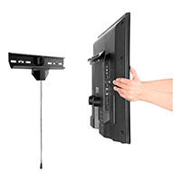 TV vgophng ultrakompakt m/tilt 37-80tm (50kg) Sort