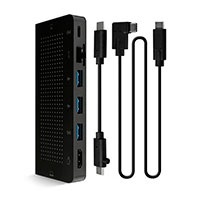 Twelve South StayGo USB-C Hub (USB-A/HDMI/LAN/USB-C/Kortlser) Sort