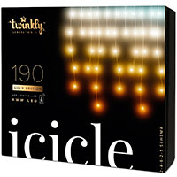 Twinkly Icicle Wi-Fi Lyskde Istap 5m - 190 LED (Gold)