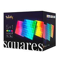Twinkly Smart LED 5+1 Squares Combo Pack Vgpanel m/64 LED (6 Blocks)