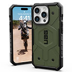 UAG Pathfinder MagSafe Cover t/iPhone 15 Pro (6,1tm) Olive Drab