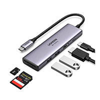 Ugreen 6-i-1 USB-C Dock (HDMI/USB-A/USB-C)