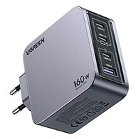 Ugreen Nexode Pro 160W GaN USB-C Oplader (USB-C/USB-A) + USB-C Kabel