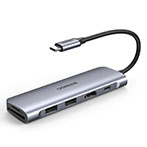 Ugreen Revodok  6-i-1 USB-C Hub (USB-A/USB-C/HDMI/SD)