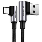 Ugreen US176 USB-C Kabel m/Vinkel 1m (USB-A/USB-C)
