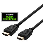Ultra High Speed HDMI 2.1 kabel - 2m (8K) Sort - Deltaco