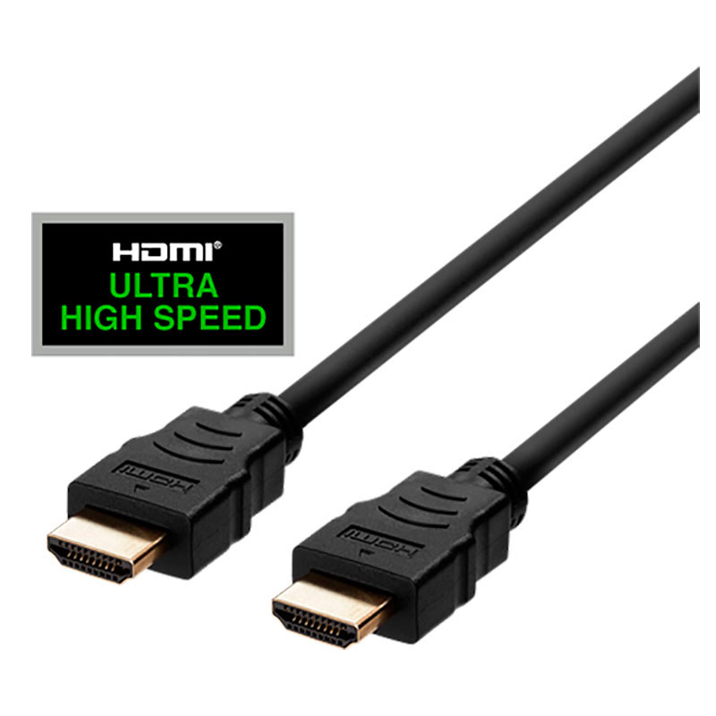 flygtninge diamant Kamp Ultra High Speed HDMI kabel 2.1 - 0,5m (4K/120Hz) Deltaco