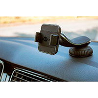 Universal mobilholder til bil (m/sugekop) Sort - Goobay