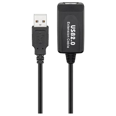 Tilfældig pastel Arne USB Forlænger kabel Goobay (Aktiv) - 10m