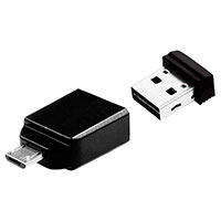 USB 2.0 ngle 16GB OTG (USB-A/Micro-USB) Verbatim Nano