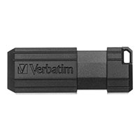 USB 2.0 nøgle (32GB) Sort - Verbatim PinStripe