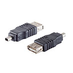 USB Adapter (A hun til Mini-B 4p han)