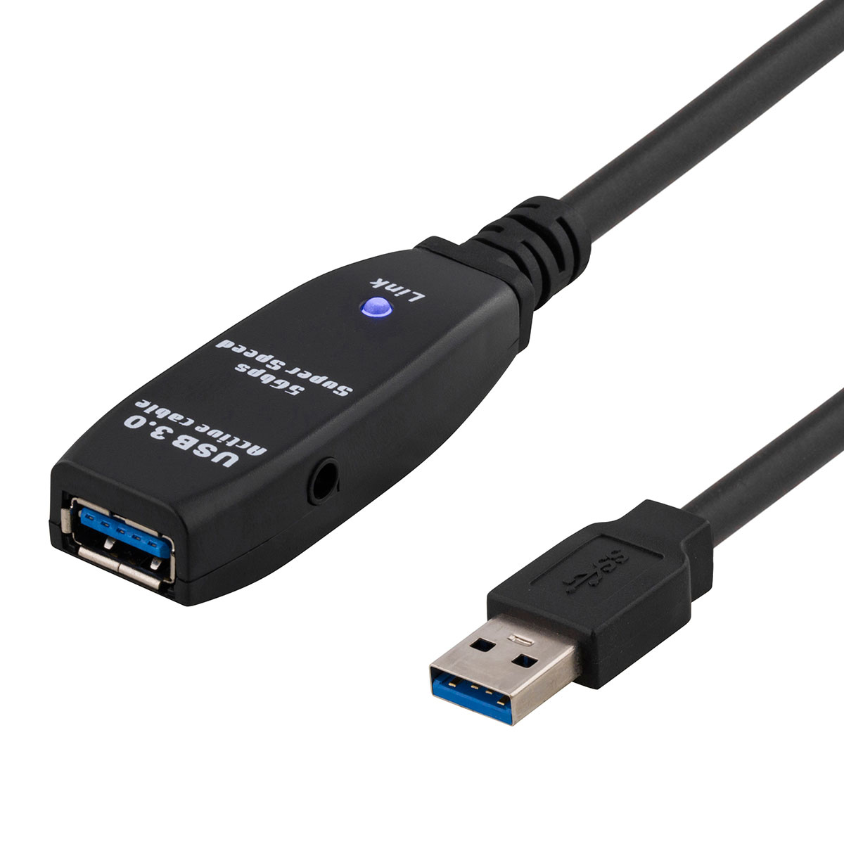 Grunde tjære trone USB 3.0 Forlænger kabel (Aktiv) - 5m