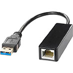 USB 3.1 Gigabit netkort (Sort) - 1000 Mbit