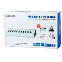 USB 3.0 Hub (10xUSB-A+1x 2.1A Fast Charge) Logilink