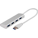 USB 3.1 Hub - 4 port (Sølv)