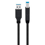 USB 3.0 kabel (A han/B han) - 5m
