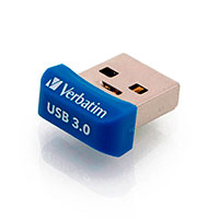 USB 3.0 ngle (64GB) Sort - Verbatim Nano