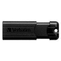 USB 3.0 ngle (64GB) Sort - Verbatim PinStripe